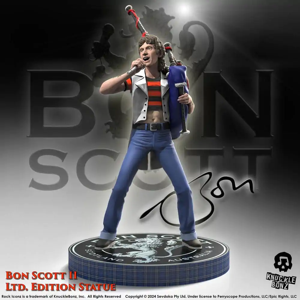 Statuie AC/DC Rock Iconz Bon Scott II 24 cm poza produsului