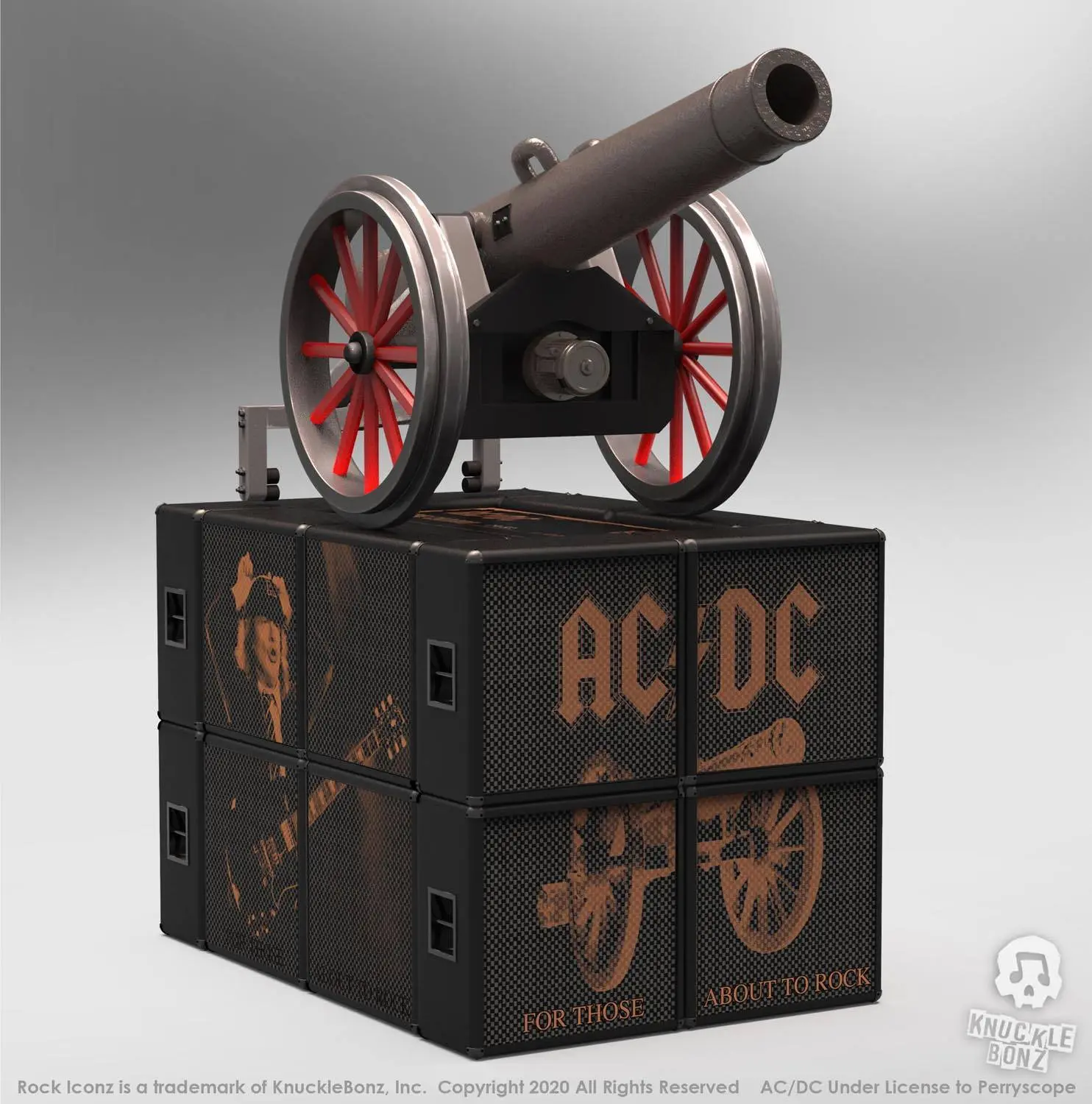 AC/DC Rock Ikonz On Tour Statues Tun 