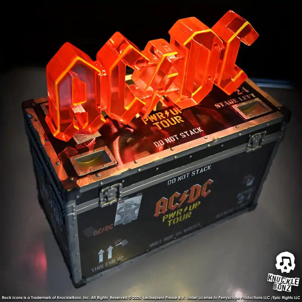 AC/DC Rock Ikonz On Tour Statuie PWR UP Tour Road Case poza produsului