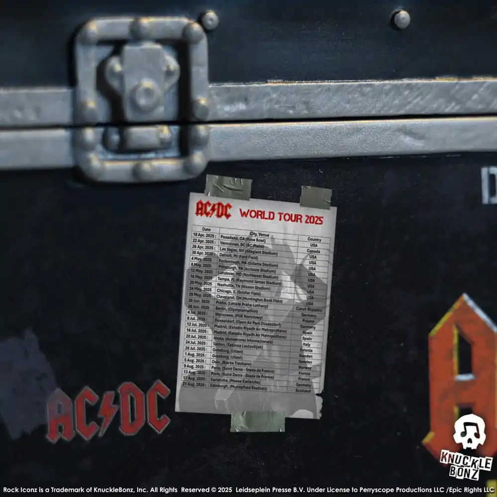 AC/DC Rock Ikonz On Tour Statuie PWR UP Tour Road Case poza produsului