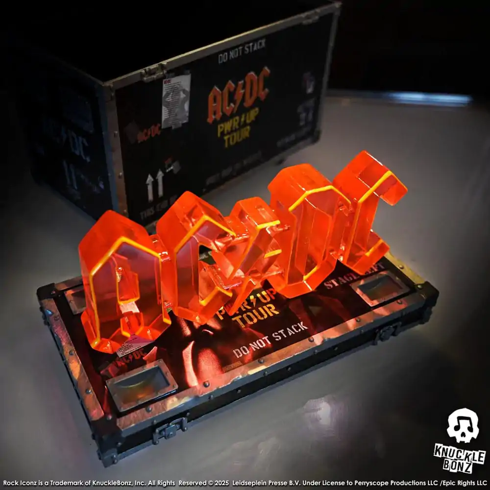 AC/DC Rock Ikonz On Tour Statuie PWR UP Tour Road Case poza produsului
