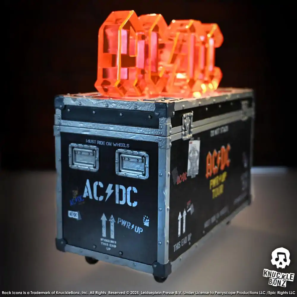 AC/DC Rock Ikonz On Tour Statuie PWR UP Tour Road Case poza produsului