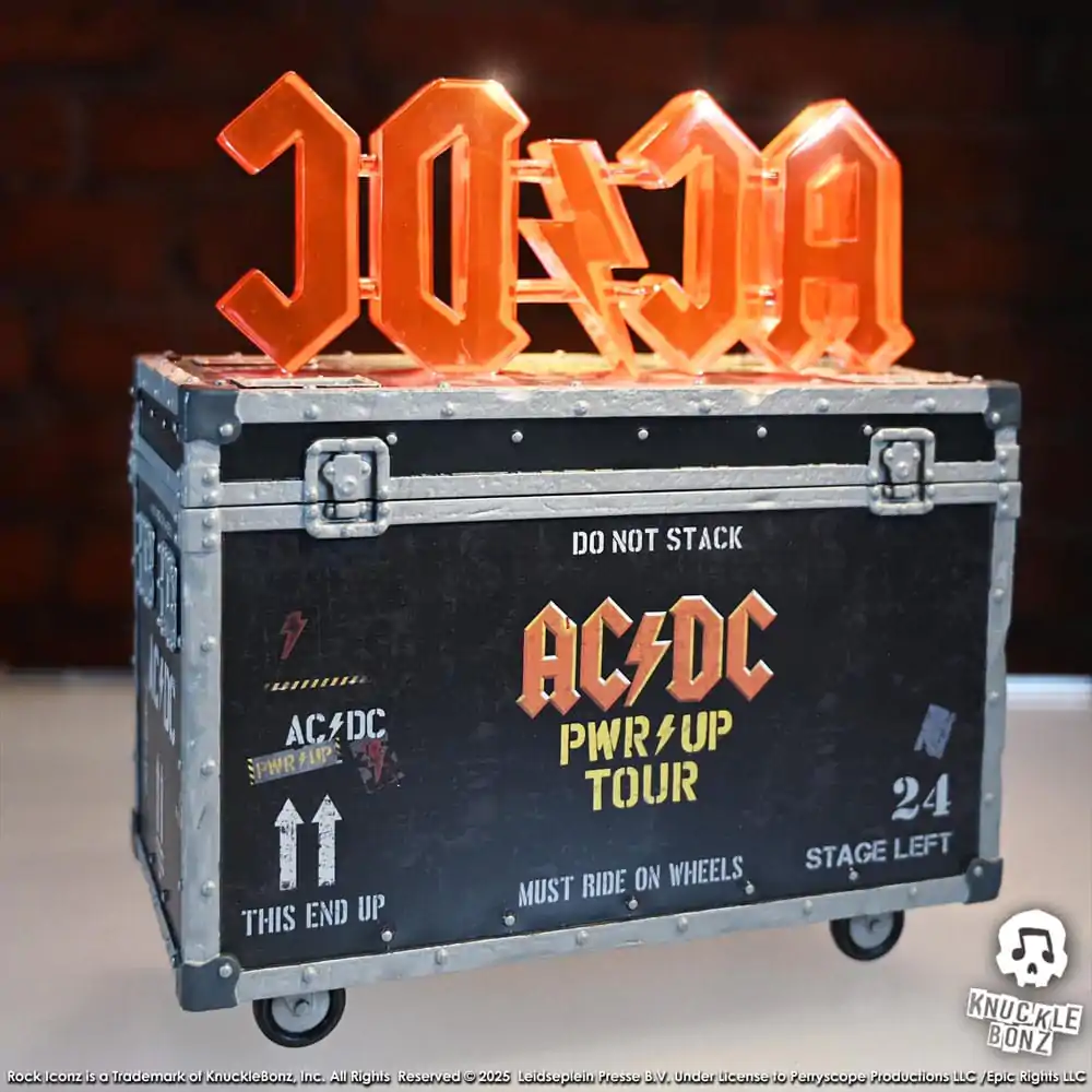 AC/DC Rock Ikonz On Tour Statuie PWR UP Tour Road Case poza produsului