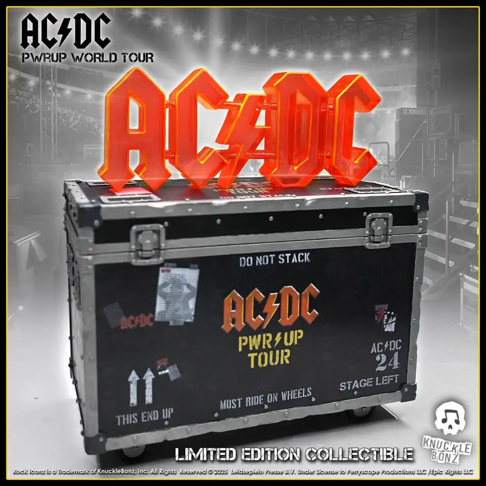 AC/DC Rock Ikonz On Tour Statuie PWR UP Tour Road Case poza produsului