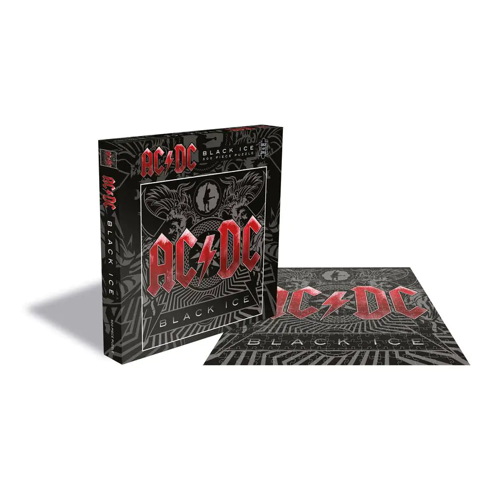 AC/DC Rock Saws Puzzle tip jigsaw Black Ice (500 piese) poza produsului