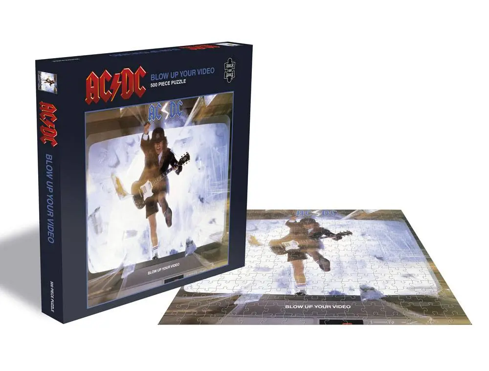 AC/DC Rock Saws Puzzle Jigsaw Blow Up Your Video (500 de piese) poza produsului