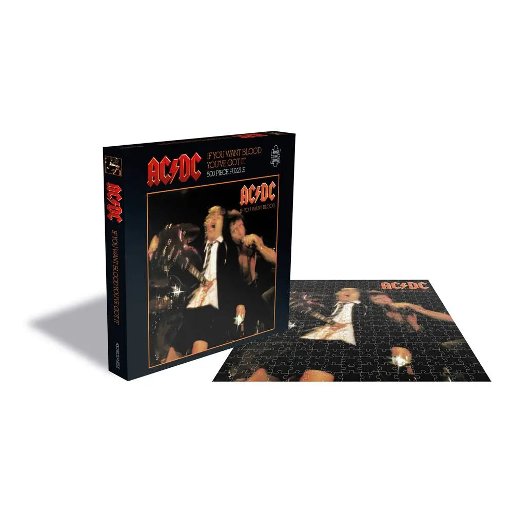 Puzzle tip jigsaw AC/DC Rock Saws If You Want Blood (500 piese) poza produsului