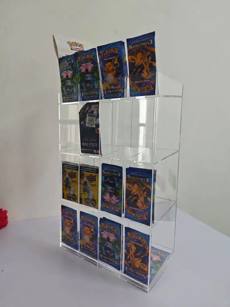 Acryl Display Contor pentru Pachete Booster Trading Card poza produsului