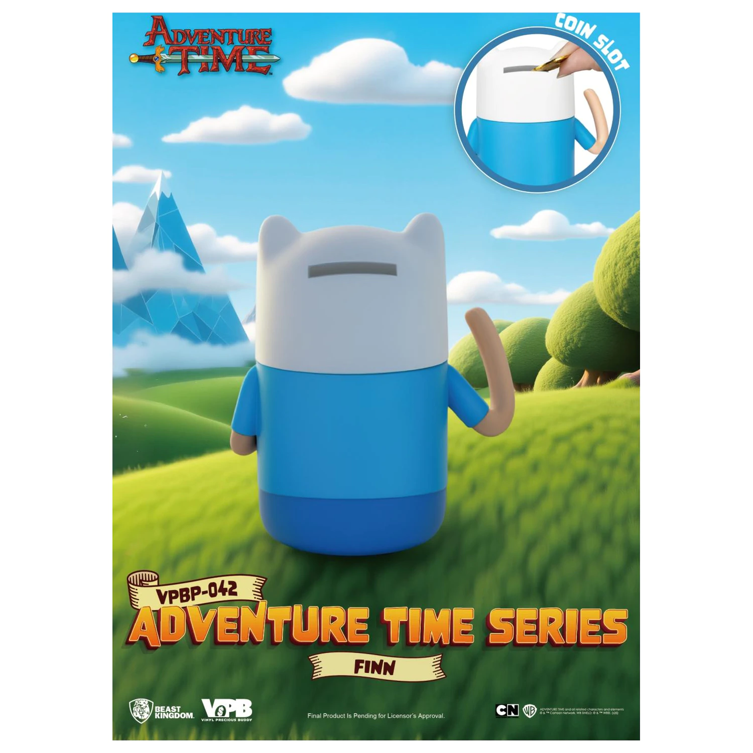 Figurina din vinil pusculita Adventure Time Finn 11.6 cm poza produsului