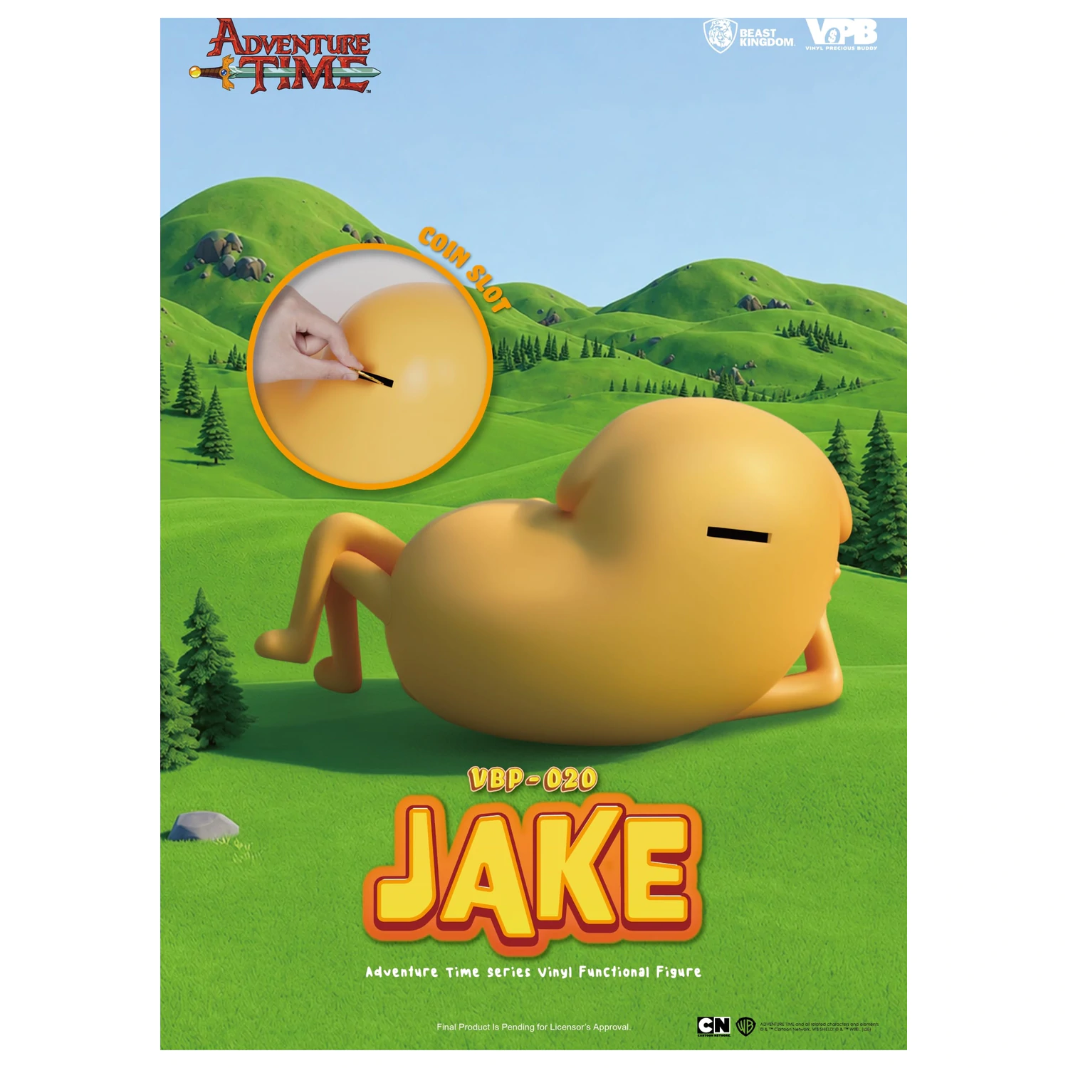 Adventure Time Jake Piggy Bank 21cm pusculita poza produsului