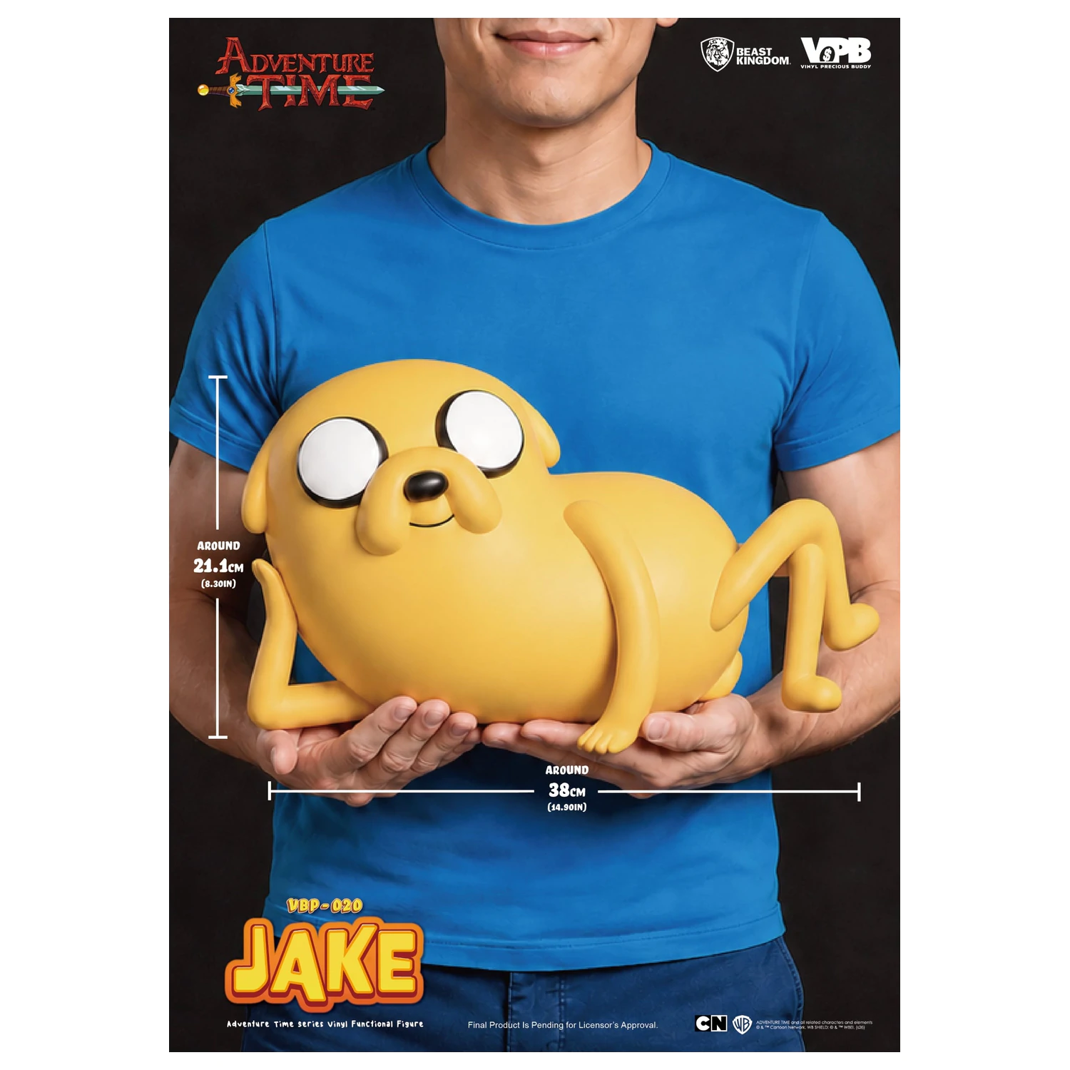Adventure Time Jake Piggy Bank 21cm pusculita poza produsului
