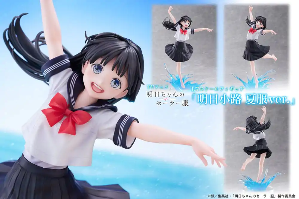 Akebi's Sailor Uniform Statuie 1/7 Komichi Akebi Uniformă de vară Ver. 26 cm poza produsului