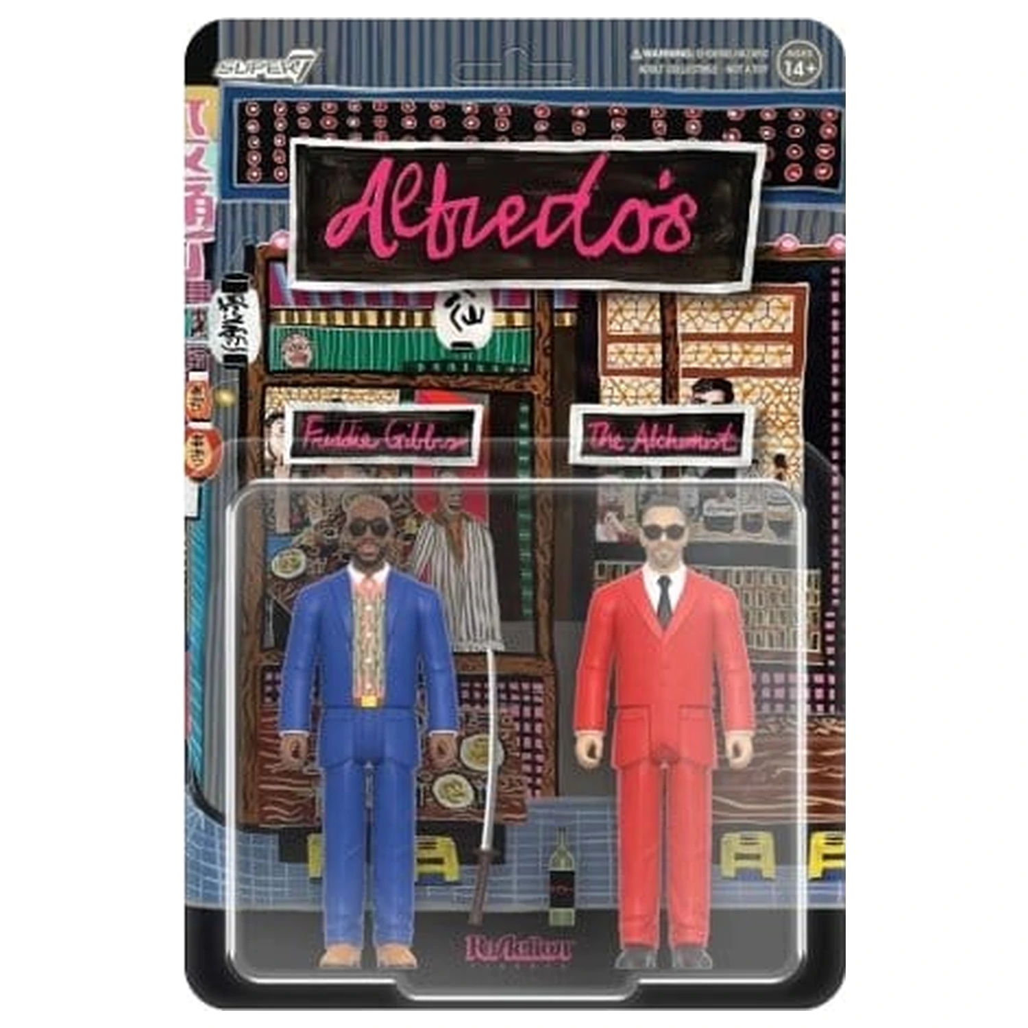 Alfredo ReAction Action Figures pachet 2 Wave 01 Freddie Gibbs and The Alchemist 10 cm poza produsului