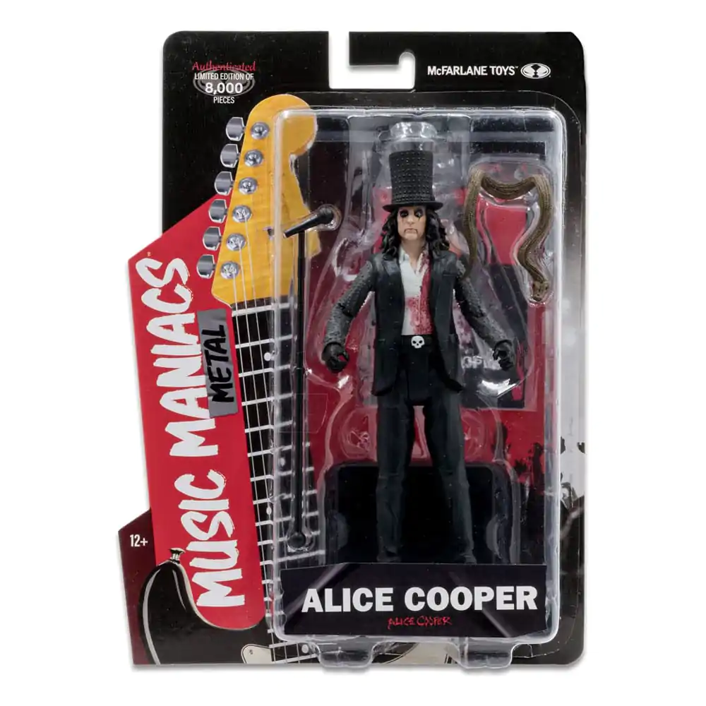 Figurină de acțiune Alice Cooper Metal Music Maniacs Alice Cooper 15 cm poza produsului