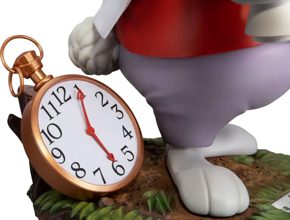 Statuie meșteșugită Alice în Țara Minunilor Iepurele Alb 36 cm poza produsului