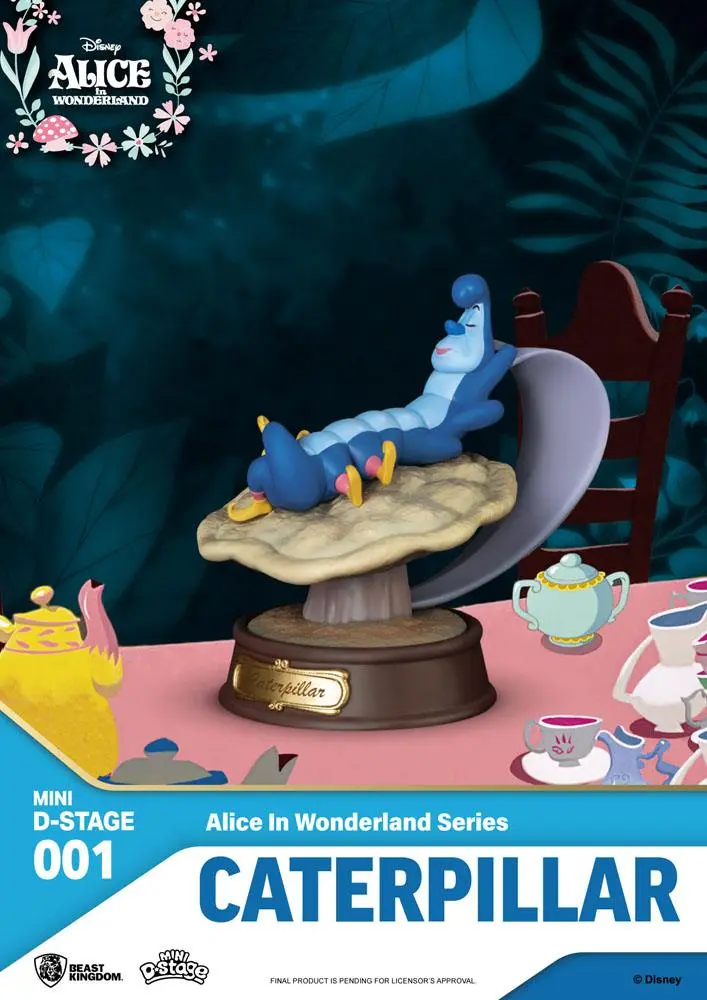 Alice in Wonderland Mini Diorama Stage Statues 6-pack 10 cm poza produsului