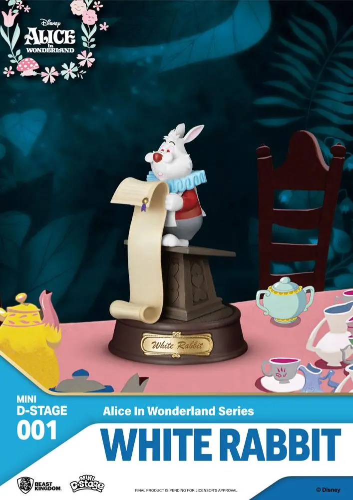 Alice in Wonderland Mini Diorama Stage Statues 6-pack 10 cm poza produsului