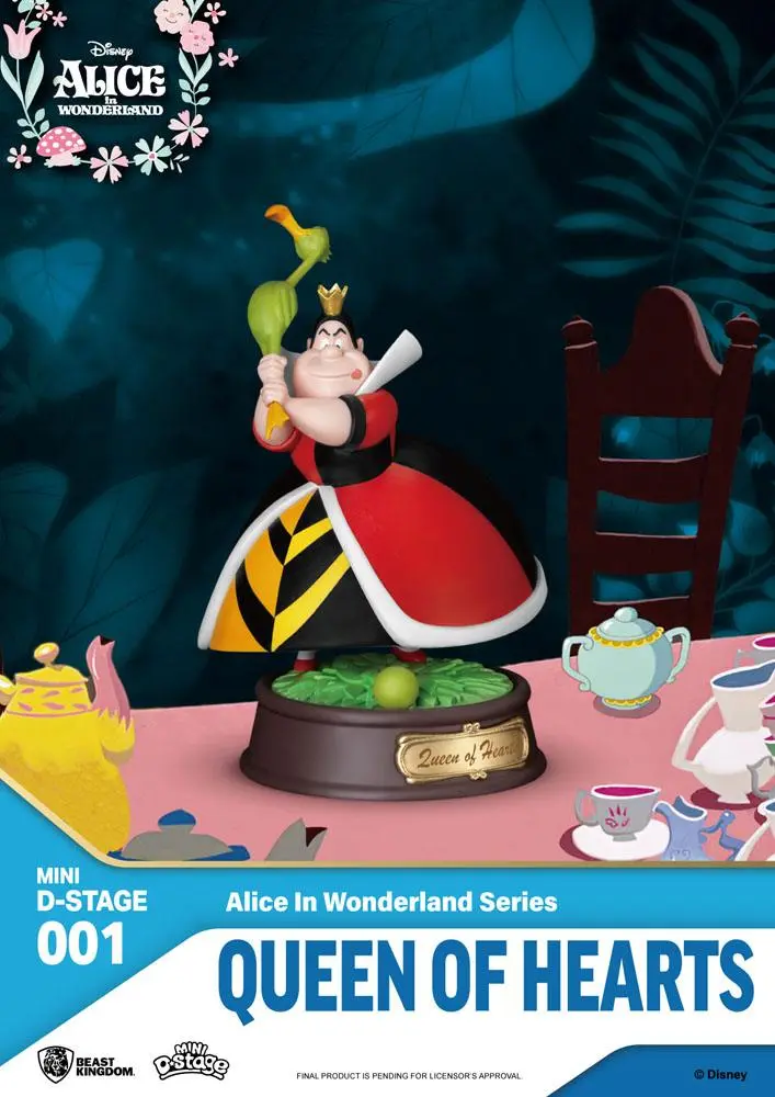 Alice in Wonderland Mini Diorama Stage Statues 6-pack 10 cm poza produsului
