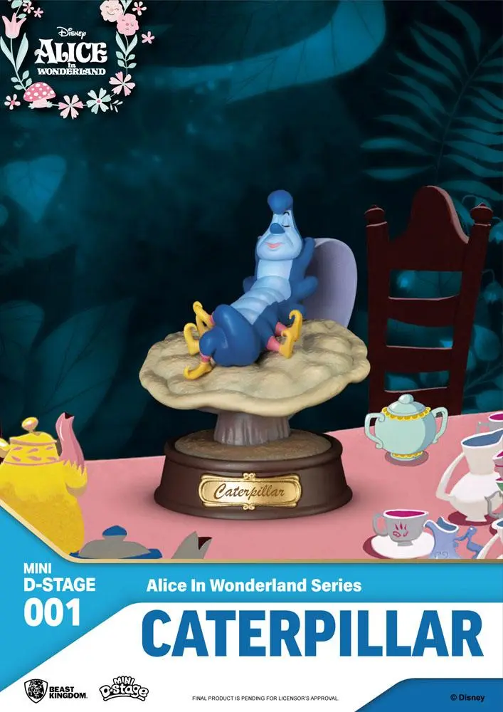 Alice in Wonderland Mini Diorama Stage Statues 6-pack 10 cm poza produsului
