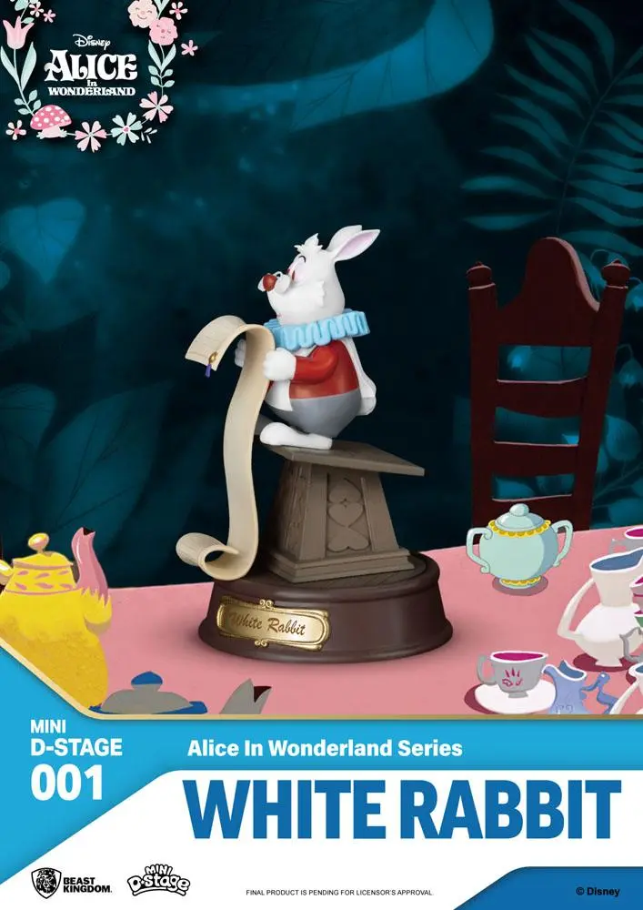 Alice in Wonderland Mini Diorama Stage Statues 6-pack 10 cm poza produsului
