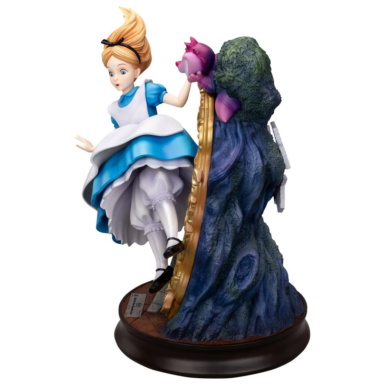 Alice in Wonderland Master Craft Statuie Alice & The Cheshire Cat 40 cm poza produsului