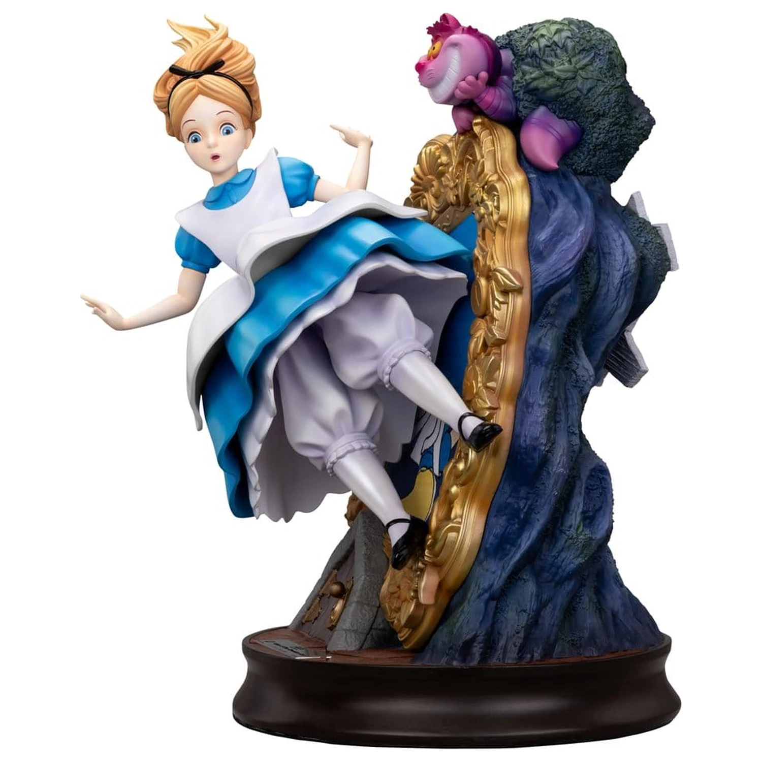 Alice in Wonderland Master Craft Statuie Alice & The Cheshire Cat 40 cm poza produsului