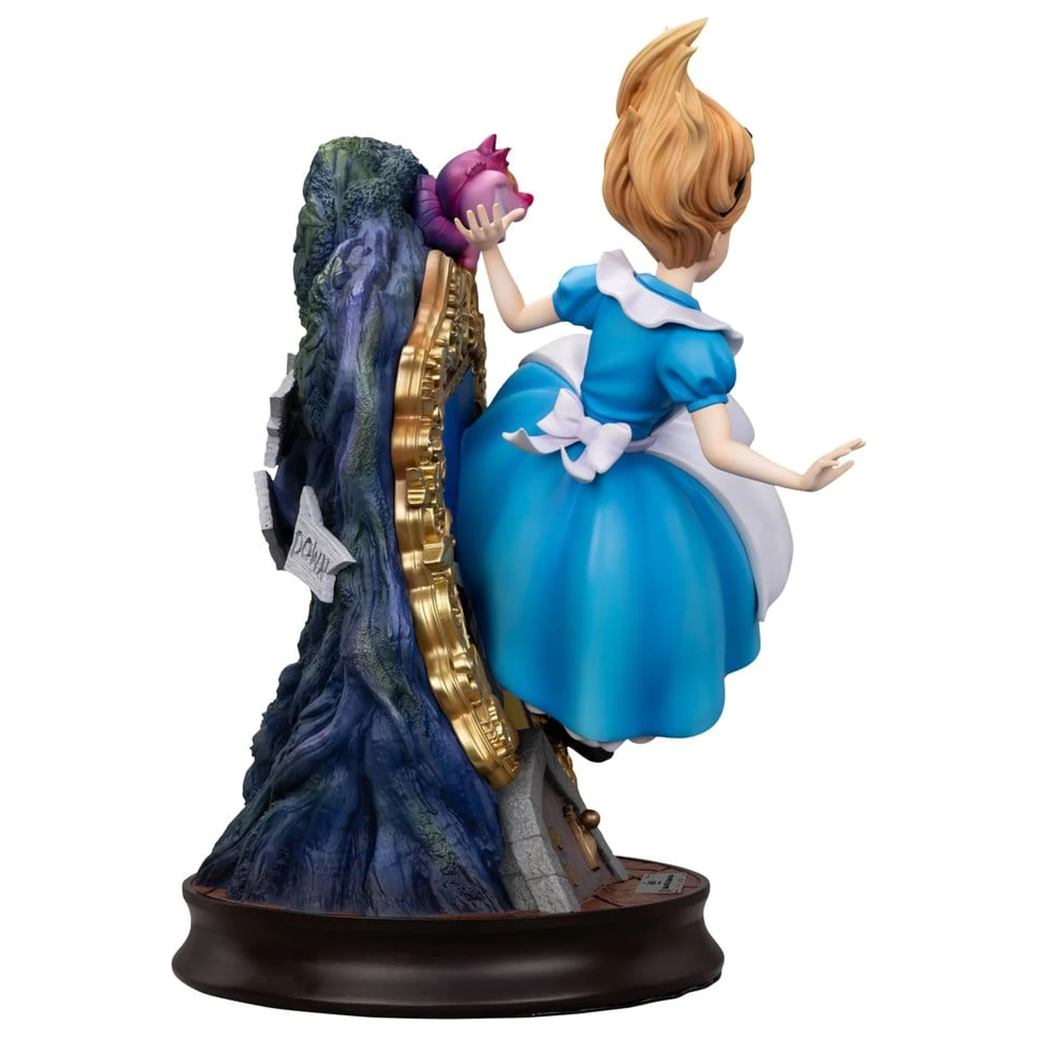 Alice in Wonderland Master Craft Statuie Alice & The Cheshire Cat 40 cm poza produsului
