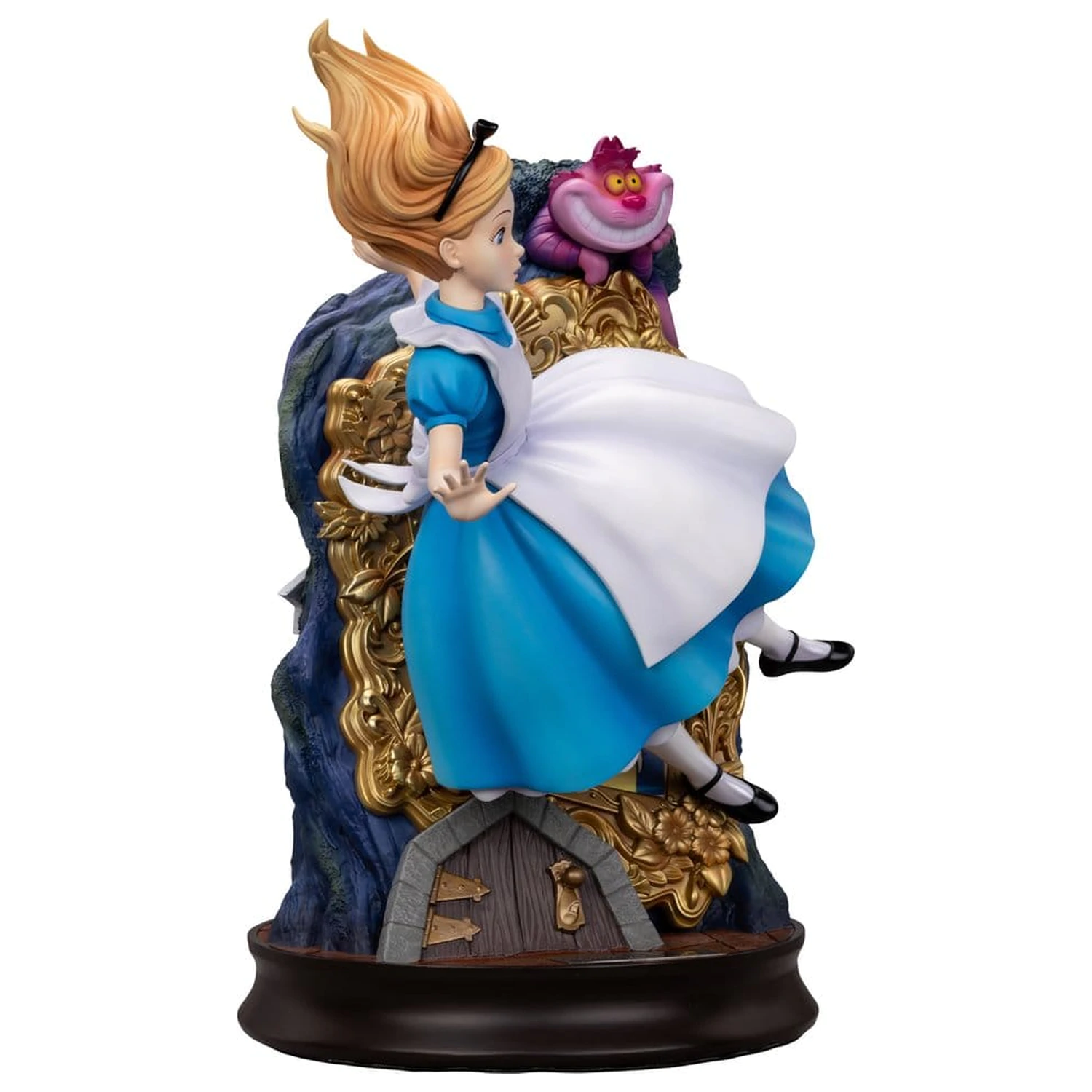 Alice in Wonderland Master Craft Statuie Alice & The Cheshire Cat 40 cm poza produsului