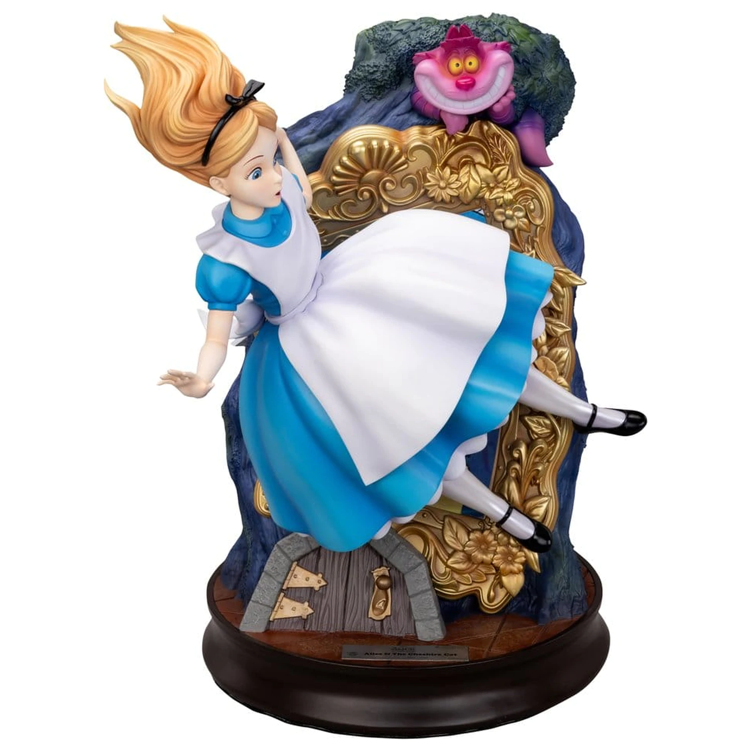 Alice in Wonderland Master Craft Statuie Alice & The Cheshire Cat 40 cm poza produsului