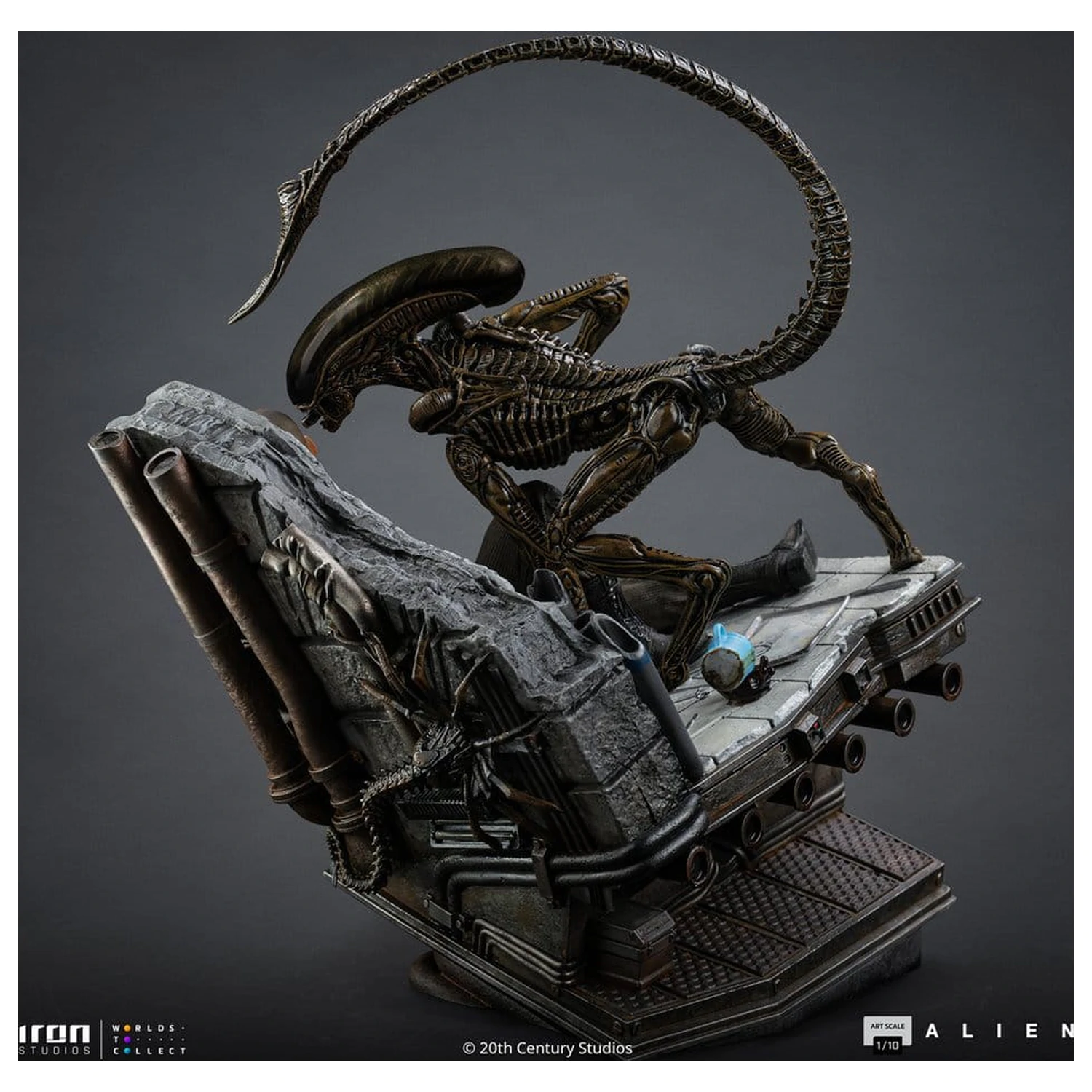 Alien 3 Art Scale Statuie scara 1/10 Ellen Ripley and Dog Alien 23 cm poza produsului