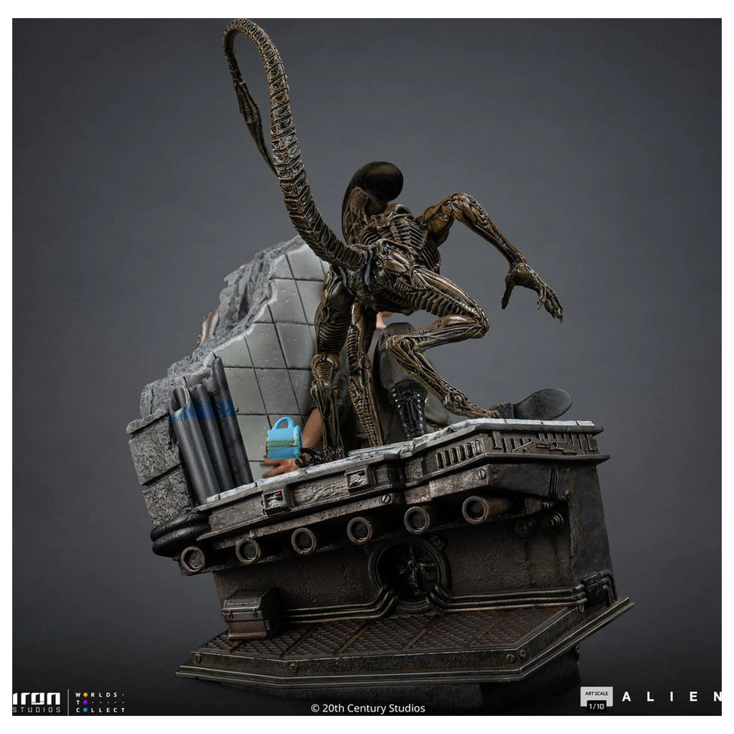 Alien 3 Art Scale Statuie scara 1/10 Ellen Ripley and Dog Alien 23 cm poza produsului