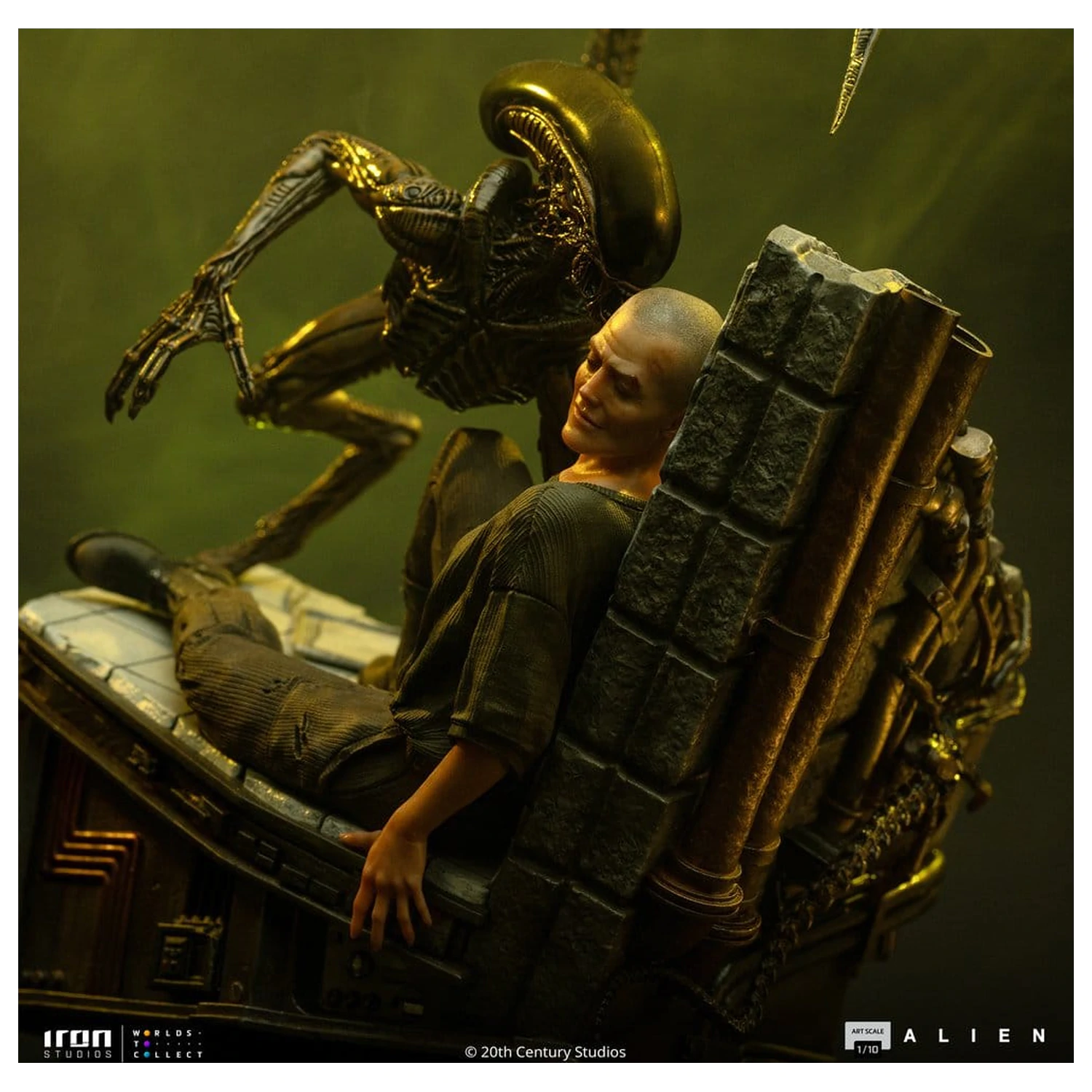 Alien 3 Art Scale Statuie scara 1/10 Ellen Ripley and Dog Alien 23 cm poza produsului