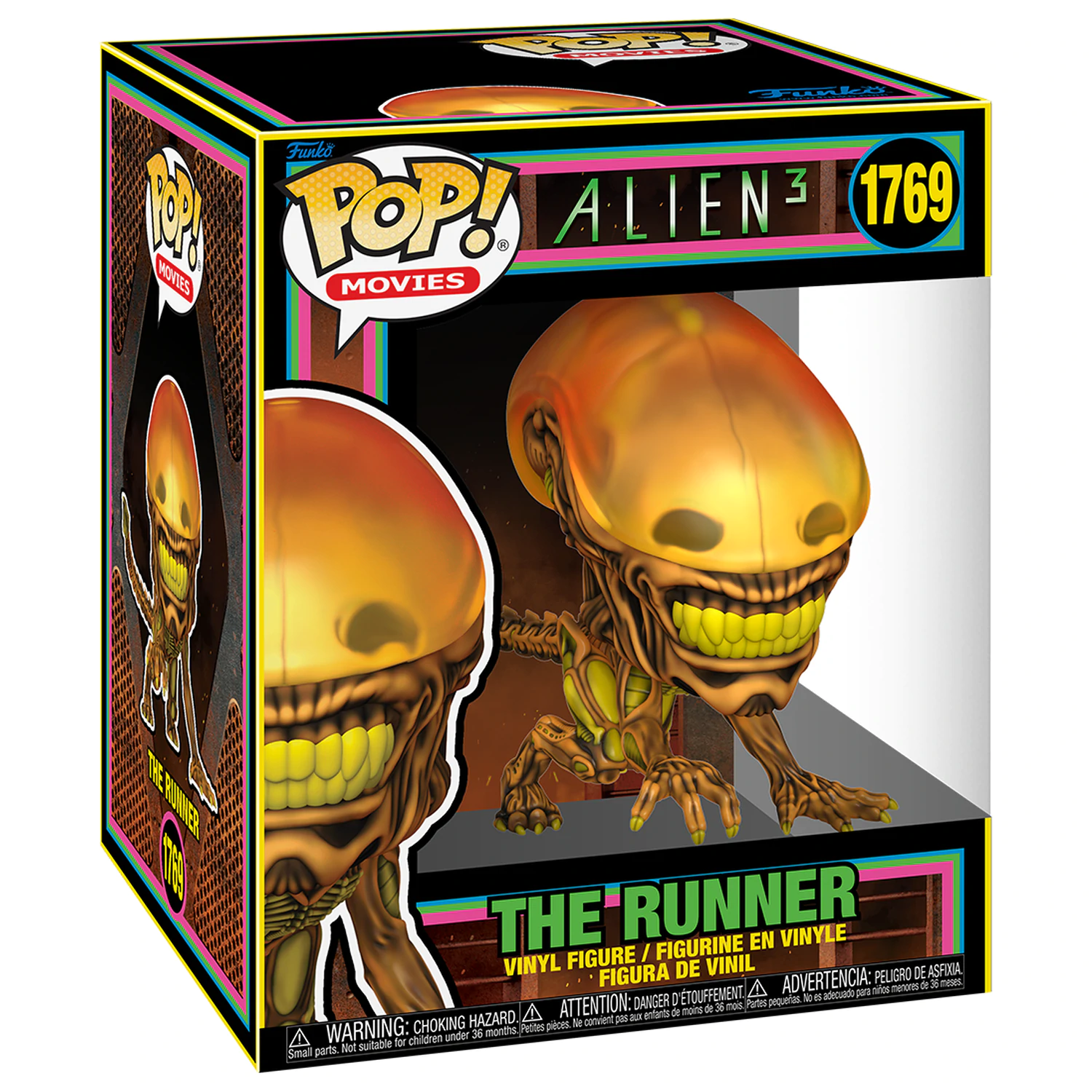 Alien 3 Super Sized Funko POP! Marvel Figurină de Vinil The Runner (BLKLT) Ediție Exclusivă 12 cm poza produsului