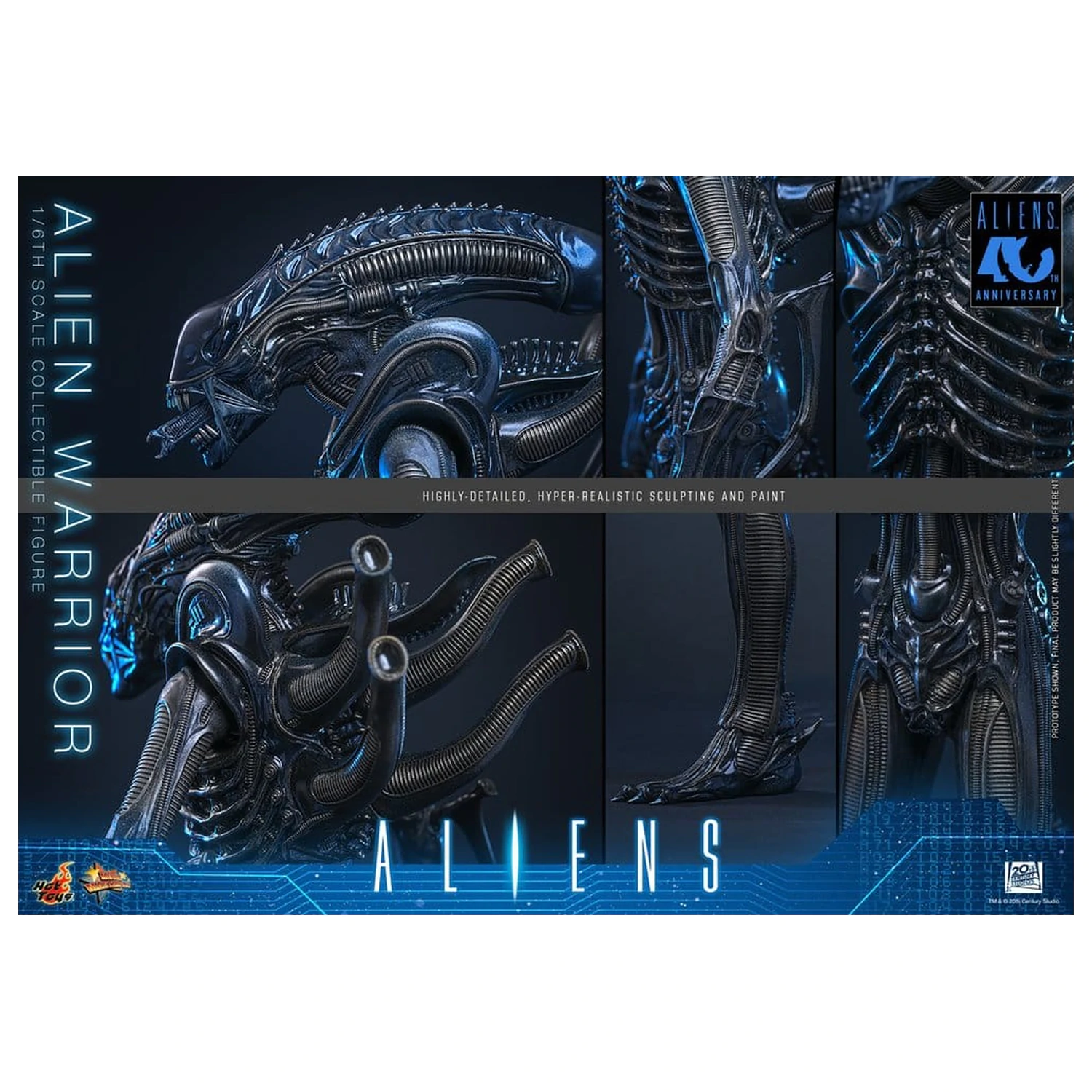 Alien Movie Masterpiece Figura de actiune 1/6 Alien Warrior 39 cm poza produsului
