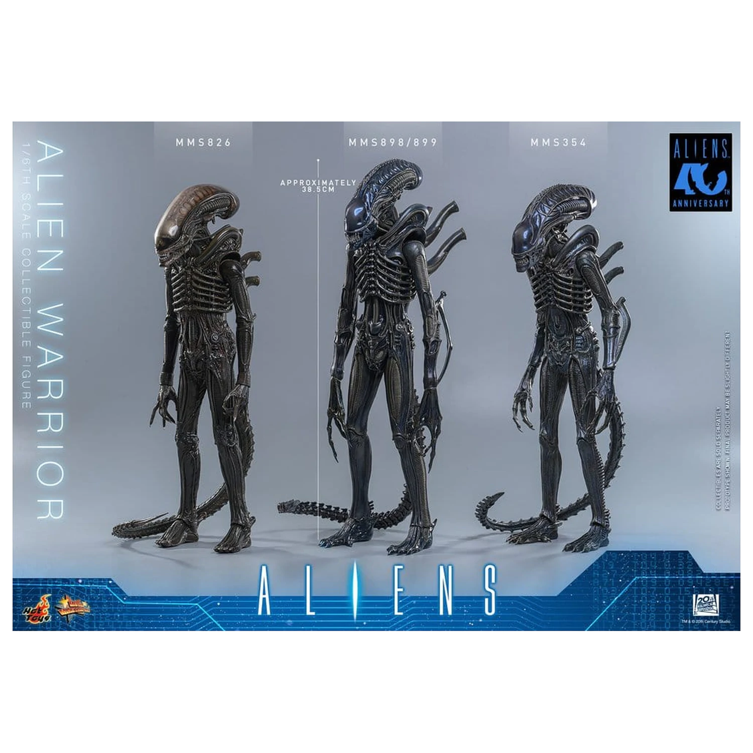 Alien Movie Masterpiece Figura de actiune 1/6 Alien Warrior 39 cm poza produsului
