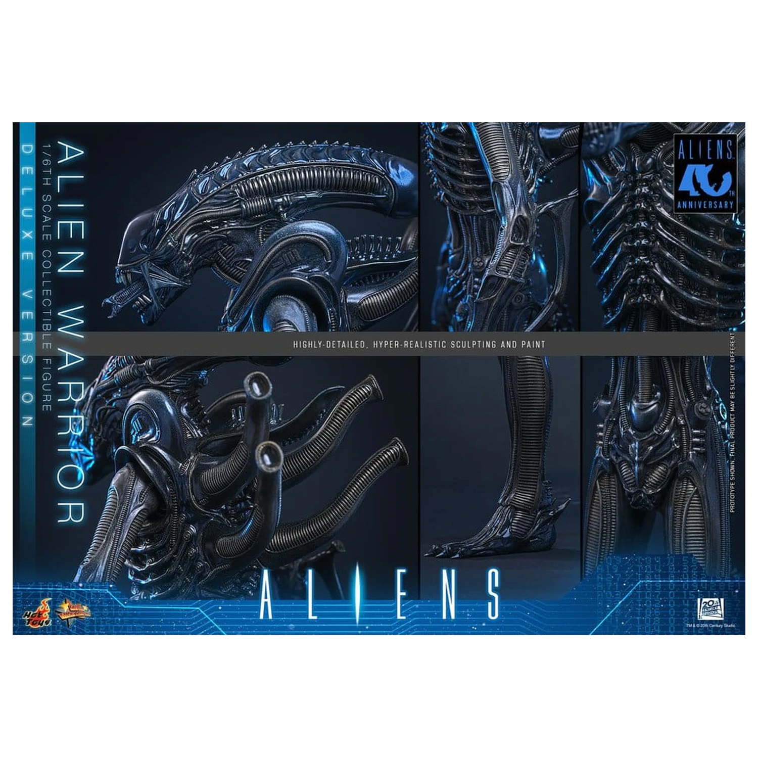 Alien Movie Masterpiece Figura de acțiune 1/6 Alien Warrior (Deluxe Version) 39 cm poza produsului