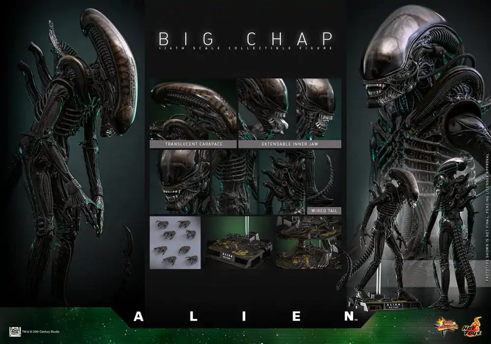 Alien Movie Masterpiece Action Figure 1/6 Big Chap 36 cm poza produsului