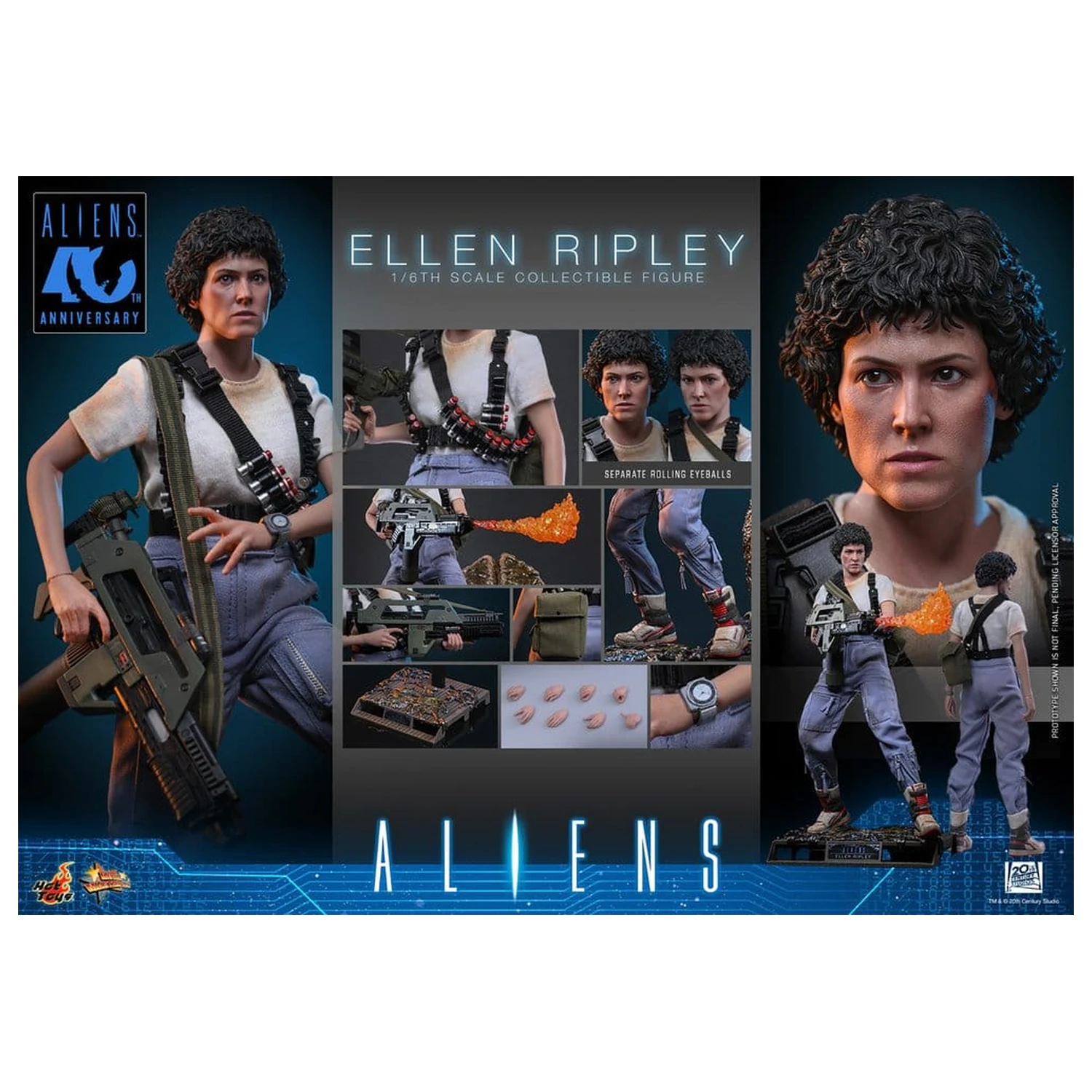 Alien Movie Masterpiece Figura de actiune 1/6 Ellen Ripley 30 cm poza produsului