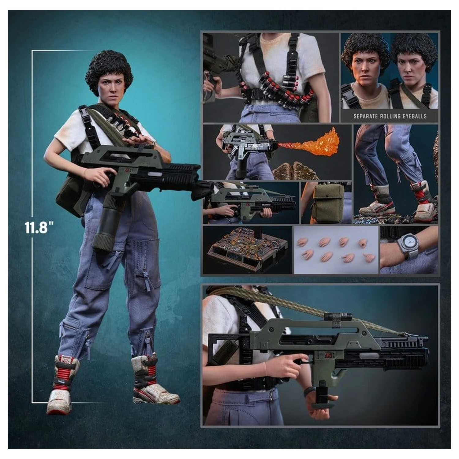 Alien Movie Masterpiece Figura de actiune 1/6 Ellen Ripley 30 cm poza produsului