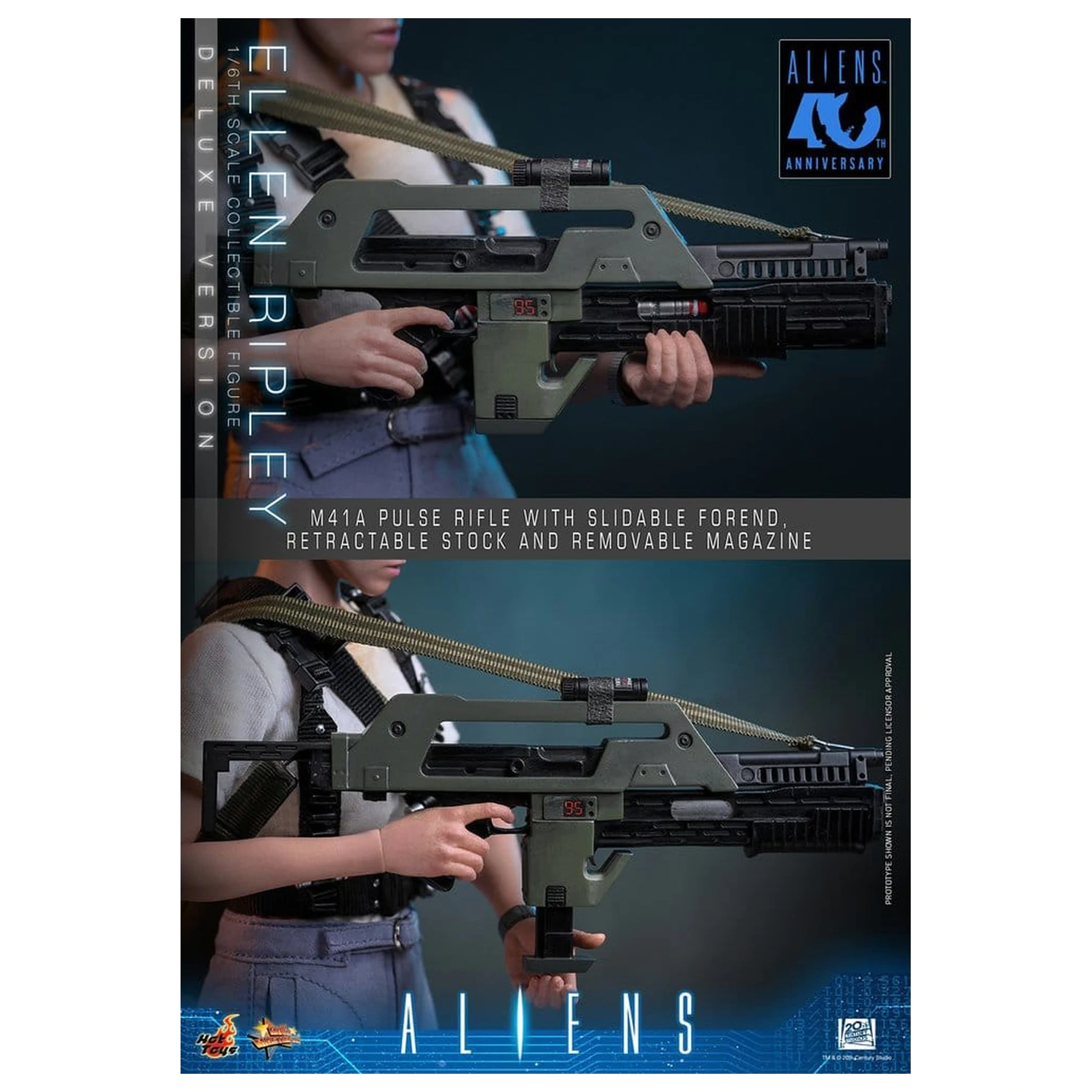 Alien Movie Masterpiece Action Figure 1/6 Ellen Ripley (Versiunea Deluxe) 30 cm poza produsului
