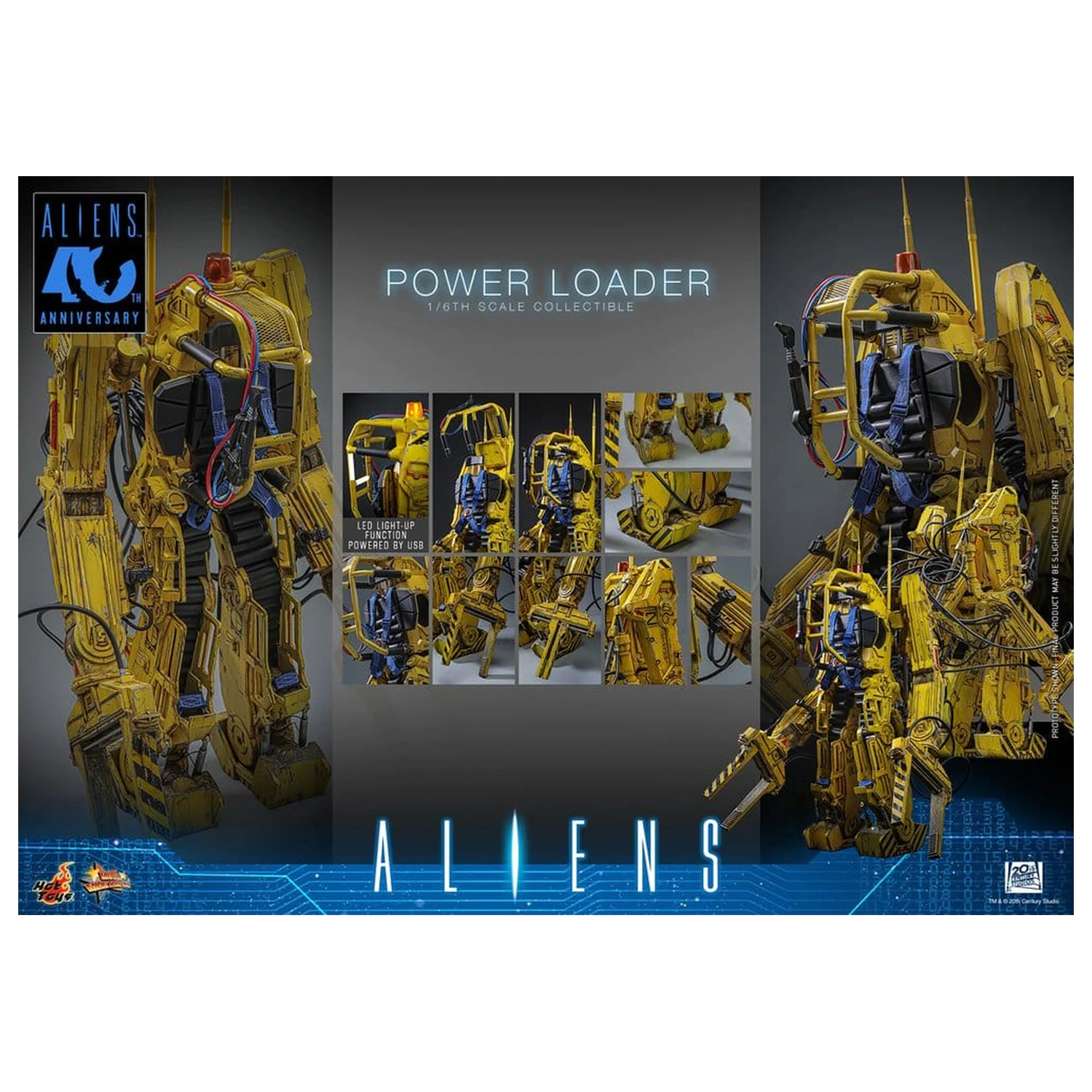 Alien Movie Masterpiece Figura de acțiune 1/6 Power Loader 52 cm poza produsului