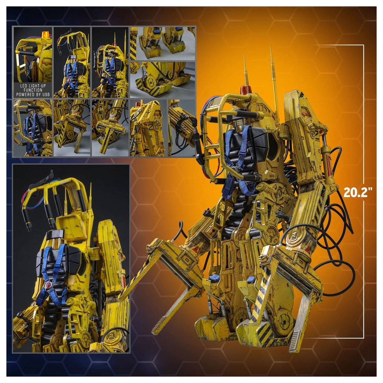 Alien Movie Masterpiece Figura de acțiune 1/6 Power Loader 52 cm poza produsului