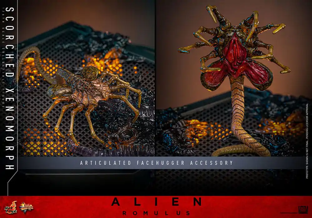 Alien: Romulus Movie Figurina de acțiune Masterpiece 1/6 Xenomorf Zgâriat 44 cm poza produsului