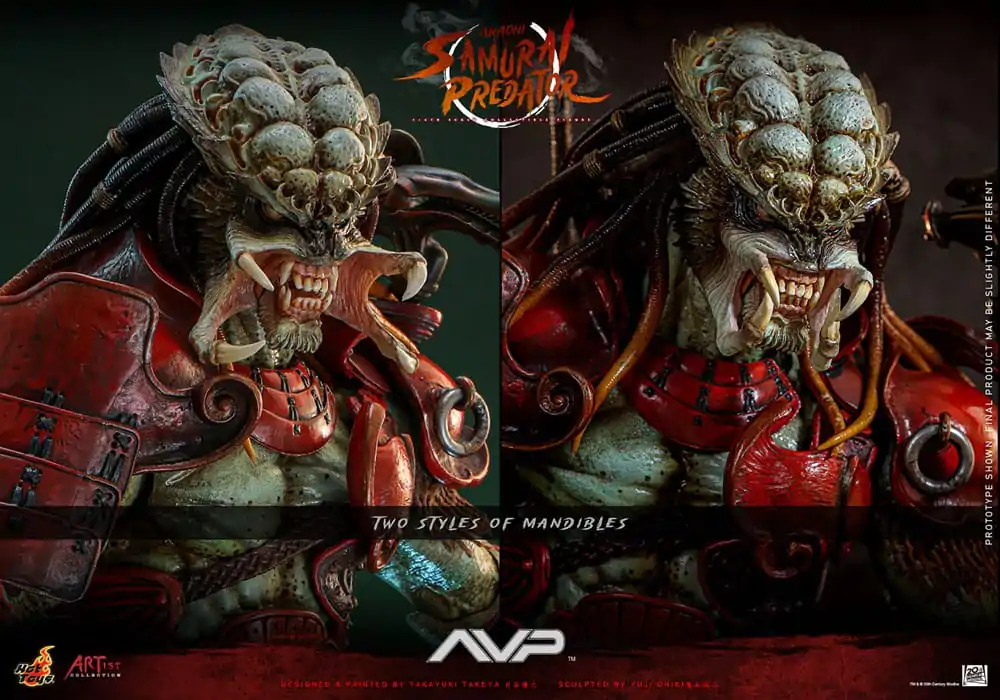 Figurină de acțiune Alien vs. Predator Artist Collection 1/6 Akaoni Samurai Predator 35 cm poza produsului