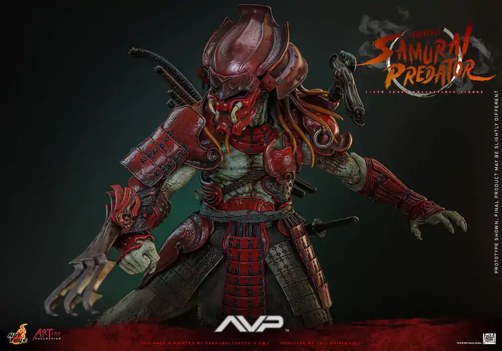 Figurină de acțiune Alien vs. Predator Artist Collection 1/6 Akaoni Samurai Predator 35 cm poza produsului