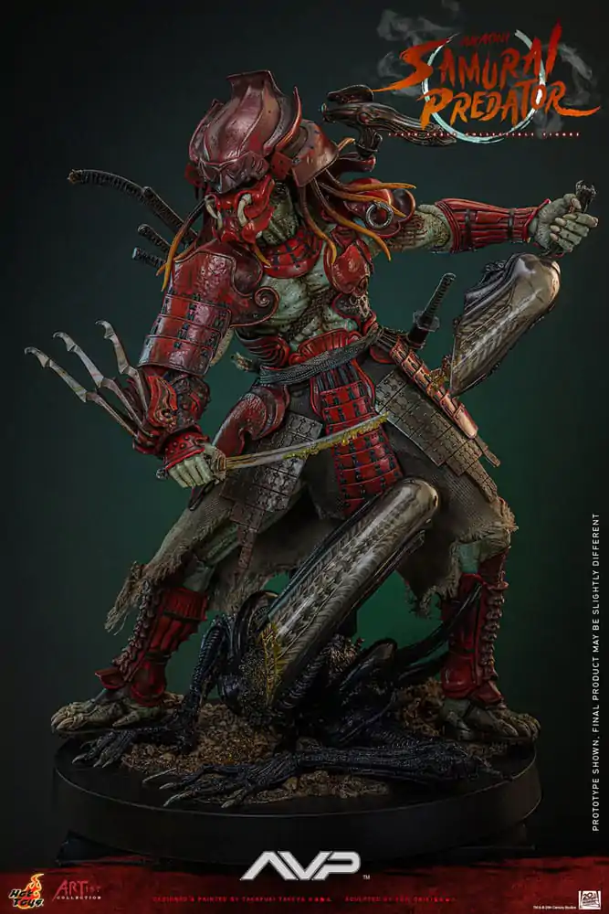 Figurină de acțiune Alien vs. Predator Artist Collection 1/6 Akaoni Samurai Predator 35 cm poza produsului