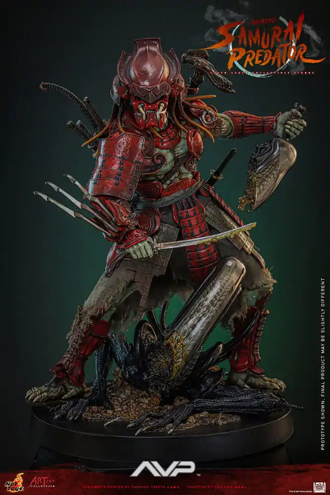 Figurină de acțiune Alien vs. Predator Artist Collection 1/6 Akaoni Samurai Predator 35 cm poza produsului