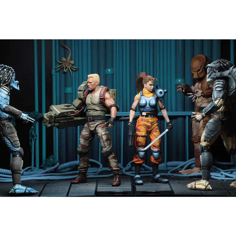 Alien vs Predator Dutch & Lin figurine arcade 18cm poza produsului