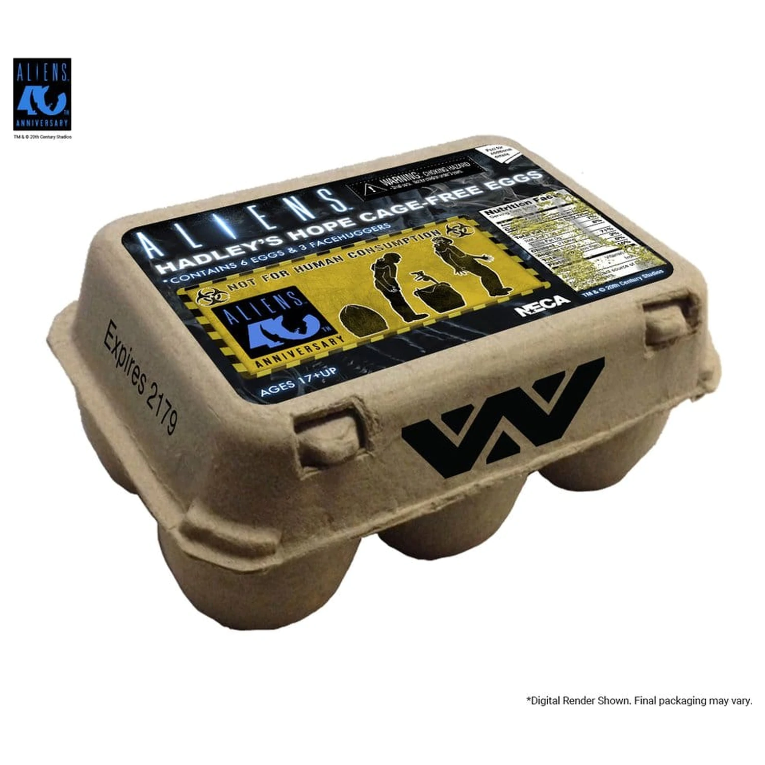 Aliens Pachet de accesorii 6-Pack Carton de ouă Alien (40th Anniversary) poza produsului