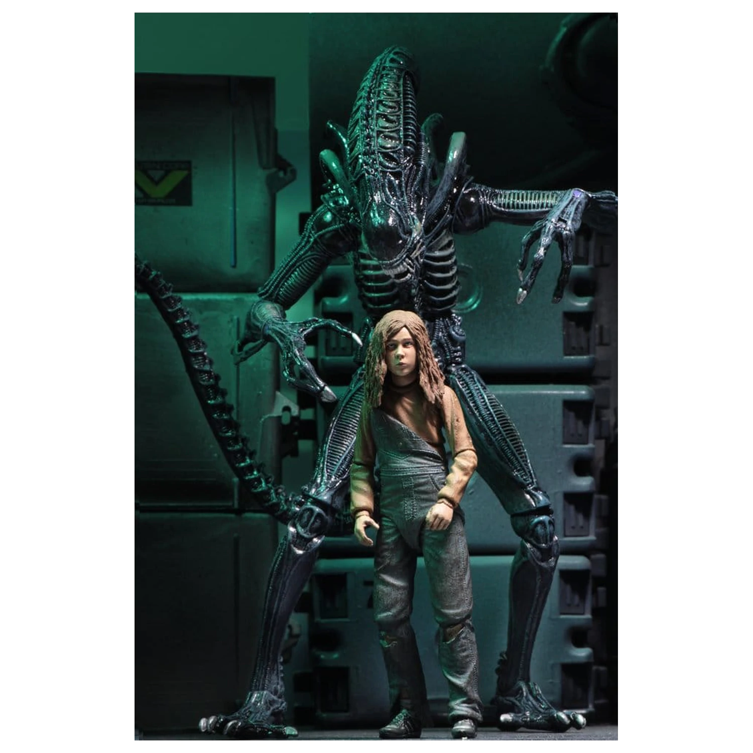 Aliens Ultimate Action Figure Warrior (1986) Blue 23 cm poza produsului